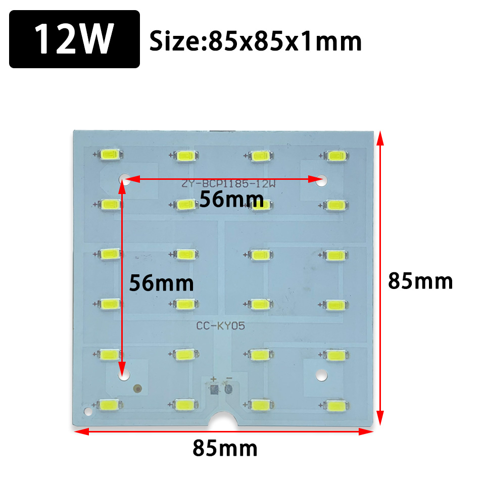 5個入りLEDシーリングライト改装用LEDチップ9W 12W - Jewelry Making Board のレビューと価格