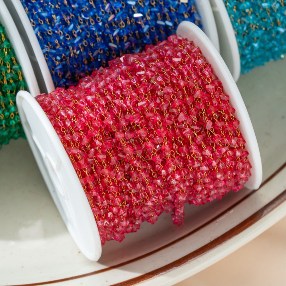 0.5メートル/1メートル 天然石ビーズ バルクチェーン ジ - Jewelry Making Gemstones のレビューと価格