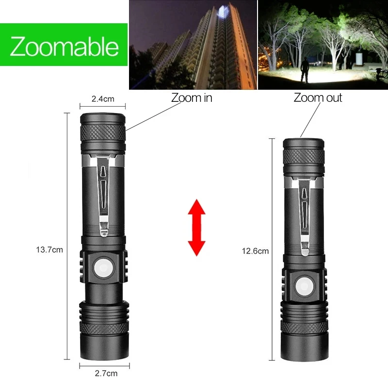 ハイパワーLED懐中電灯、ズーム機能付きキャンプ用トーチ、T - Jewelry Making Torch のレビューと価格