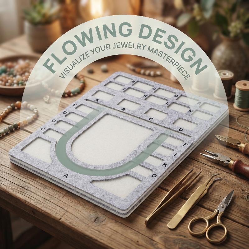 CMアルファベットスケール付きソフトパッドを使用したフェルト - Jewelry Making Board のレビューと価格
